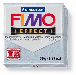 Fimo Soft 8020-812 effect glitter Zilver