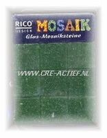 Glasmozaiek Rico Design 155 Smaragd groen