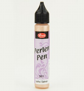 VIVA Decor Perlen Pen 301 Pastel /Parelmoer Zalm - Lachs
