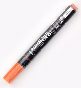 Pebeo porseleinverf stift/marker 1,2mm;20-002 Agate orange