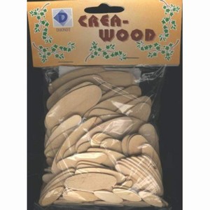 Creawood; Woodsies 135 stuks ovaal 95201479DH