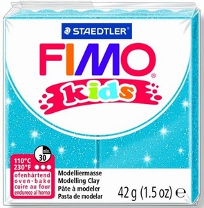 Fimo Kids 8030-312 Glitter Blauw