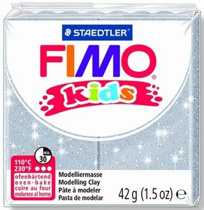 Fimo Kids 8030-812 Glitter Zilver