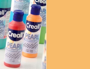 Creall Pearl 80ml parelmoer Acrylverf 03 Oranje**