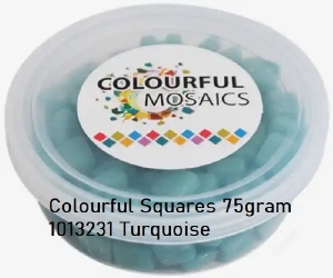 xGlasmozaiek Colourful Dots  75gram 1011031 Turquoise