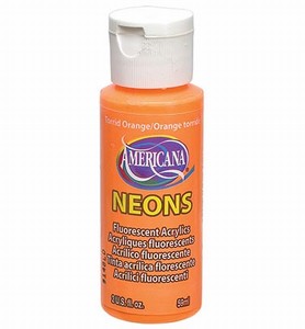 DecoArt Americana DHS2 Neons Torrid Orange