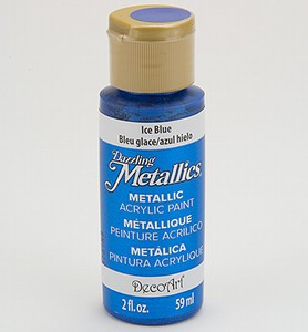 DecoArt Americana DA075 Dazzling Metallics Ice Blue