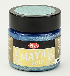 Viva Decor Maya Gold 1232.603.34 Eisblau