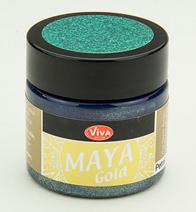 Viva Decor Maya Gold 1232.704.34 Petrol