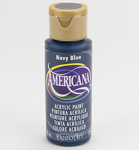 DecoArt Americana DA035 Navy Blue (transparant)