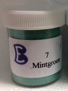 Gekleurd zand   7 Mintgroen