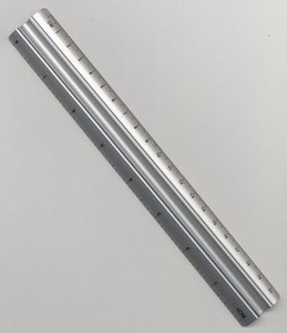 H&C Fun 12079-7920 Liniaal aluminium 20cm-8inch