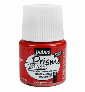 Pebeo Prisme Fantasy (honingraat effect) 13 English Red