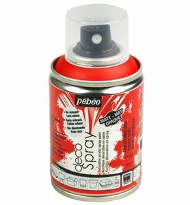 Pebeo acryl Deco Spray 712 Christmas Red opaque matte