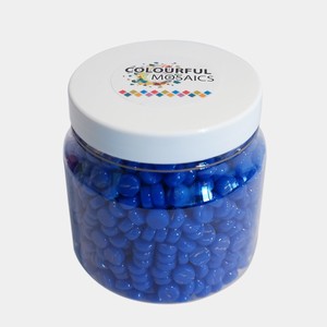 Glasmozaiek Colourful Dots 500gram 1012106 Blauw