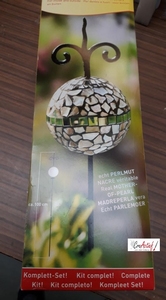Pakket: Deko-Stecker met parelmoer mozaiek bal