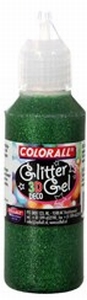 Collall/Colorall 3D Deco Glittergel DG105 Groen (grote fles)