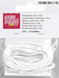 KP21-8309060 Knorr Prandell Kaarsenlont rond 3mm-1,5meter