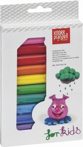 FOR KIDS Kinderknete 12 kleuren KP212151110 zachtblijvend