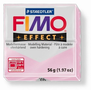 Fimo Soft 8020-206 effect Gemstone Rose Quarz