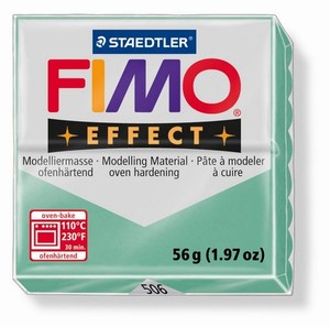 Fimo Soft 8020-506 effect Gemstone Jade green
