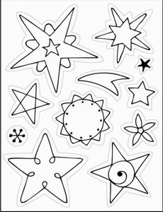ClearStamp MD-EC0098 Eline's Stars