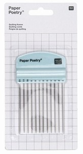 Rico Design Paper Poetry 99000.63.03 Quilling Comb
