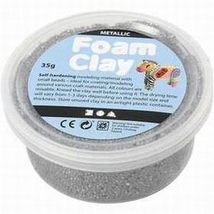 Foam Clay Creotime78917 Metallic Zilver