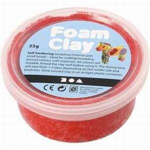 Foam Clay Creotime78923 Rood