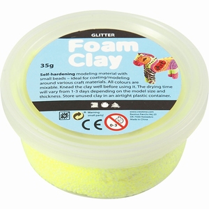 Foam Clay Creotime78864 Glitter Geel