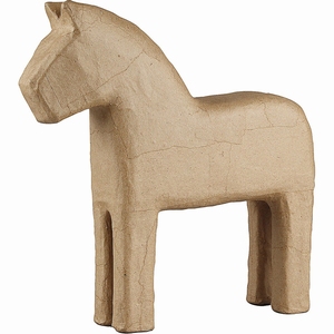Creotime CCH51071 Papier-mache Paard (Dala paard)