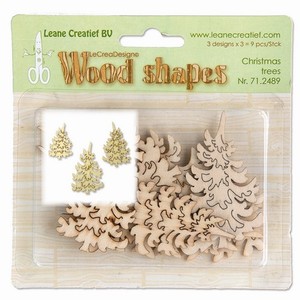 Licrea Wood Shapes 71.2489 Christmas trees