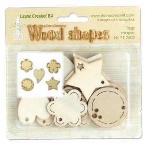 Licrea Wood Shapes 71.2502 Tag shapes