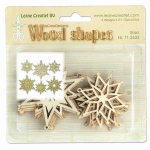 Licrea Wood Shapes 71.2533 Stars