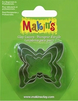 Makins Clay 36009 Uitsteekvorm Vlinder, blister 3 stuks