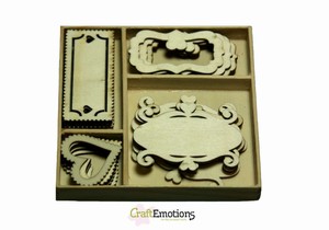 Houten ornamenten box CE811500/0205 Fantasy frames LAATSTE