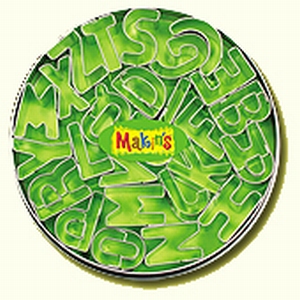 Makins Clay 37001 uitsteekvormen in blik,1046 Alfabet