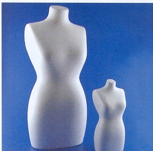 Styropor Torso 50 cm model mannequin/vrouw volle vorm