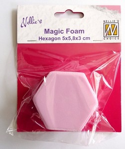 Nellie's Choice Magic Foam NMMF005 Hexagon 5,8x5,8cm**