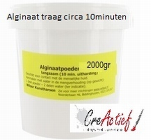 Wilsor 4201/2kg Alginaat TRAAG 5tot10min. uitharding (roze)
