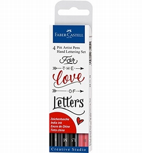 Faber Castell 267115 Pitt Artist Pens Love of Letters