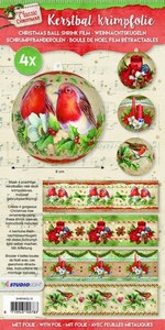 Krimpfolie Sleeves 10 SHRINKSL10 Classic Christmas(vogels))