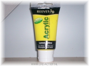 Reeves acrylverf Lemon Yellow 8340100