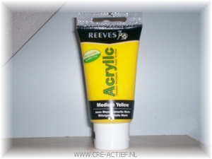 Reeves acrylverf Medium Yellow 8340120