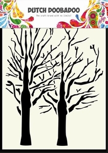 xDutch Doobadoo Mask Art Stencil 470.154.003 Trees A6
