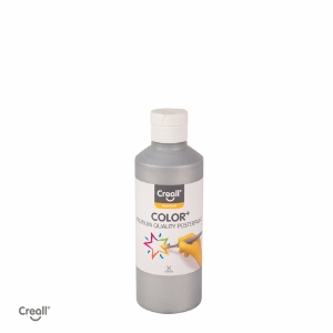 Creall Studio acryllics 01060 metallic fles 250ml Zilver