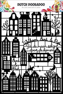 DDBD Paper art black 472.950.005 Sinterklaas / huisjes