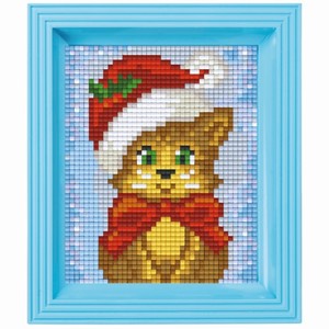Pixelhobby classic pakket 34122 Kerst Kitten