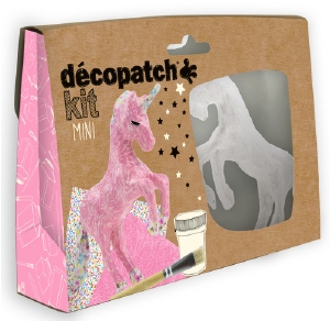 Decopatch pakket Mini KIT009C Eenhoorn ca.13cm