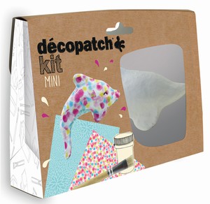 Decopatch pakket Mini KIT016C Dolfijn ca.11cm